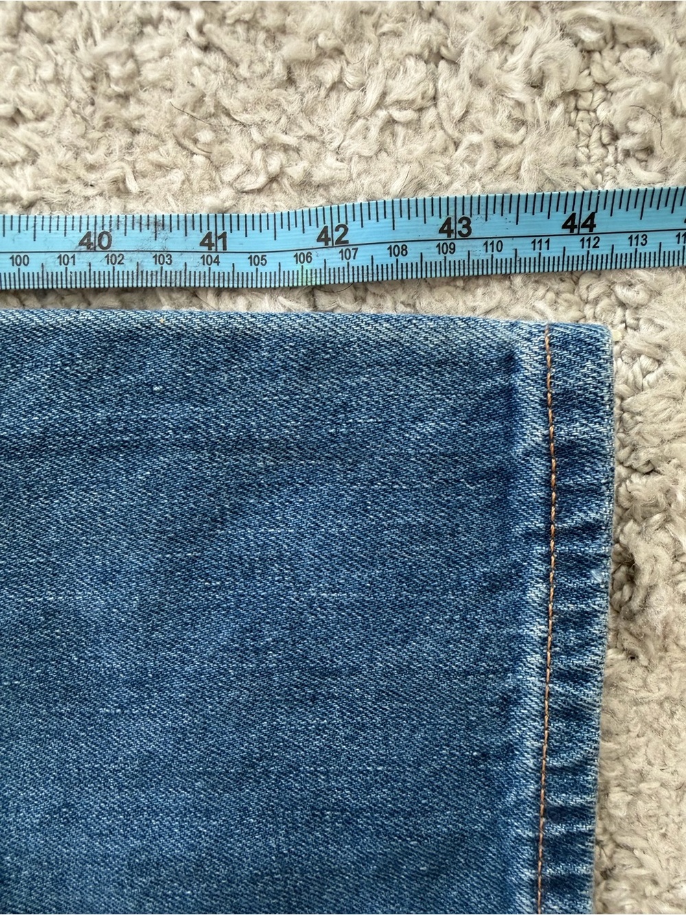NWT Zara Size 4 Two Tone Mid Rise Relaxed Fit Jeans - Picture 4 of 5